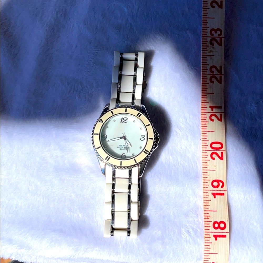 Small White unisex watch